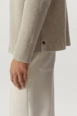 Overshirt a Coste in Lana Cardata