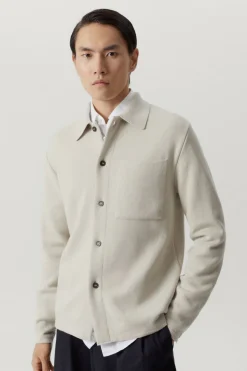 Overshirt in Lana Merino