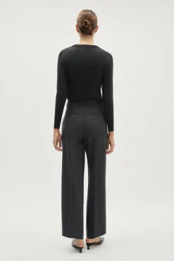 Pantaloni in Lana Cardata