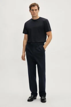 Pantaloni in Lana Cardata