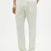 Pantaloni in Twill di Lino