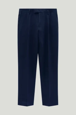 Pantaloni in Twill di Lino