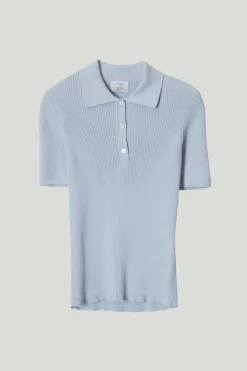 Polo a Coste in Cotone Organico – Versione Imperfect