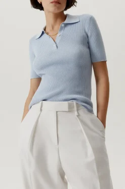 Polo a Coste in Cotone Organico – Versione Imperfect