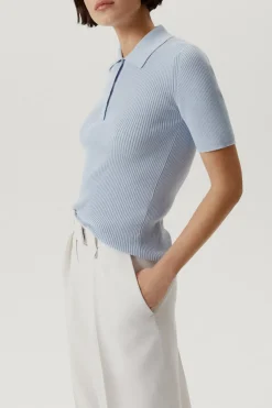 Polo a Coste in Cotone Organico – Versione Imperfect