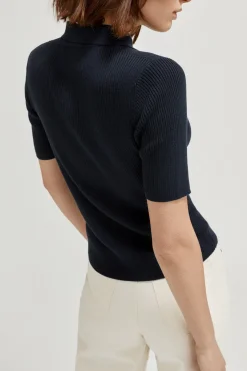 Polo a coste in Cotone Organico – Versione Imperfect