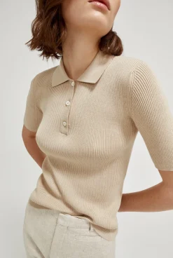 Polo a coste in Cotone Organico – Versione Imperfect