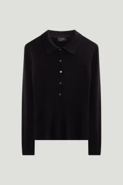 Polo a coste in Lana Ultrasoft