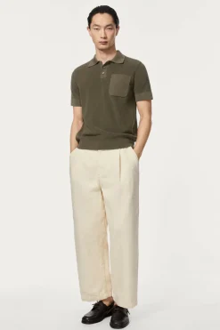 Polo a Costine in Cotone Organico
