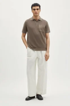 Polo a Costine in Cotone Organico