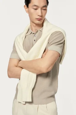 Polo a Costine in Cotone Organico
