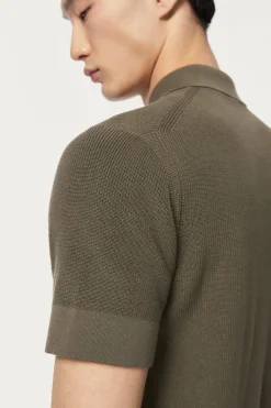 Polo a Costine in Cotone Organico
