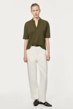 Polo Boxy in Lino Cotone
