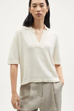Polo Boxy in Lino Cotone