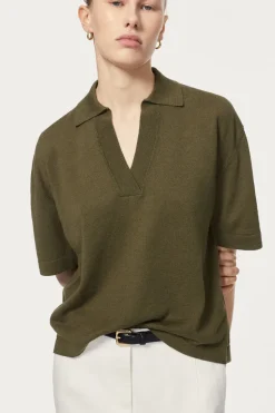Polo Boxy in Lino Cotone