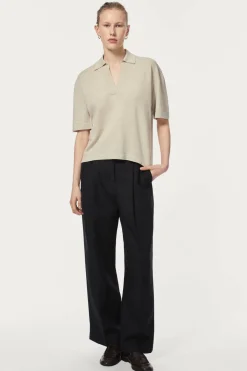 Polo Boxy in Lino Cotone
