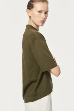 Polo Boxy in Lino Cotone