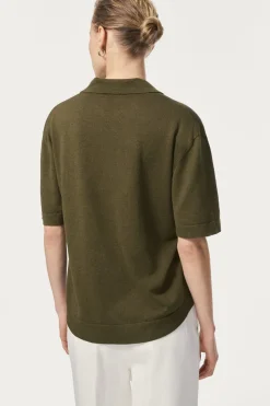 Polo Boxy in Lino Cotone