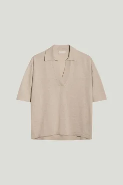Polo Boxy in Lino Cotone