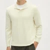 Polo con Collo Sciallato in Lana Merino