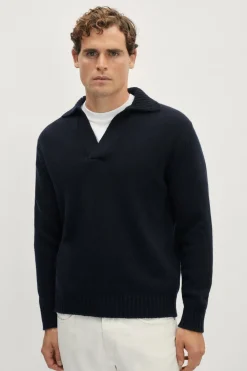 Polo in Lana Cardata