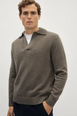 Polo in Lana Cardata