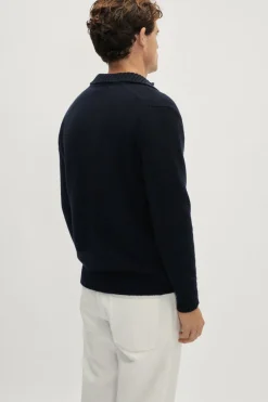 Polo in Lana Cardata