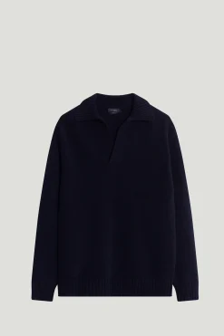 Polo in Lana Cardata