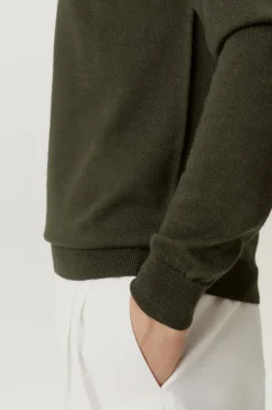 Polo in Lana Merino Senza Bottoni