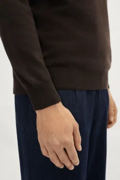 Polo Senza Bottoni in Lana Merino