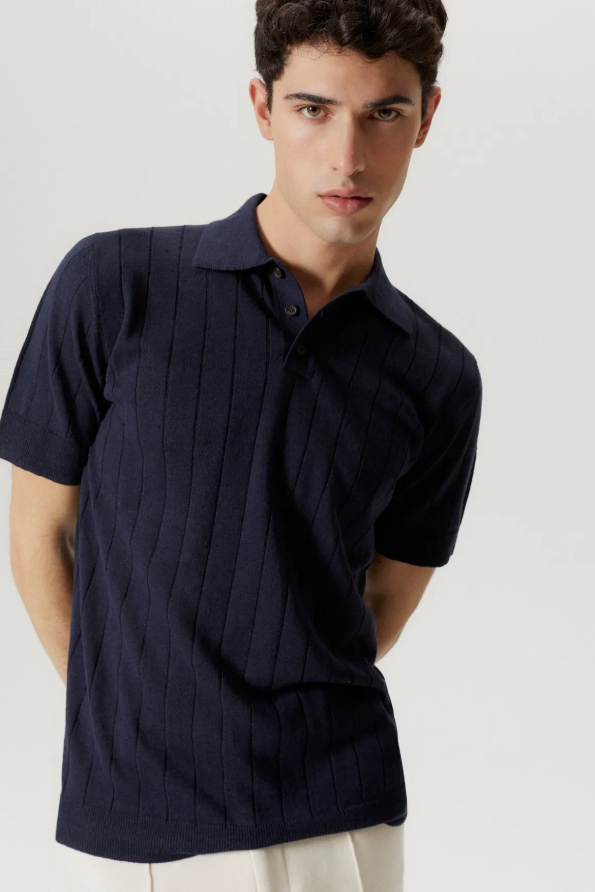 Polo vintage in Lino Cotone