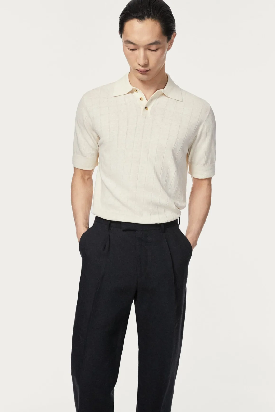 Polo vintage in Lino Cotone