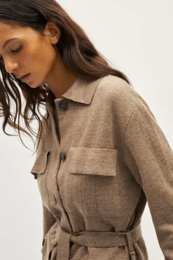 Sahariana in Lino Cotone