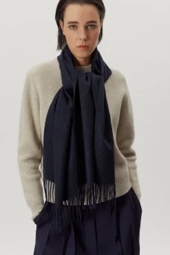 Sciarpa in cashmere rigenerato