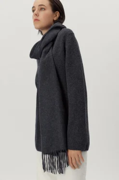 Sciarpa in cashmere rigenerato