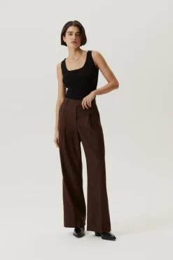 Tank Top a Coste in Cotone Organico