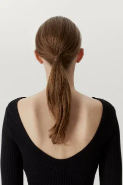 Top con Scollo sul Dietro in Lana Merino