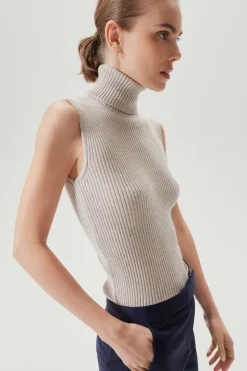 Top Dolcevita in Lana Merino