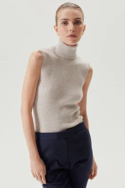 Top Dolcevita in Lana Merino