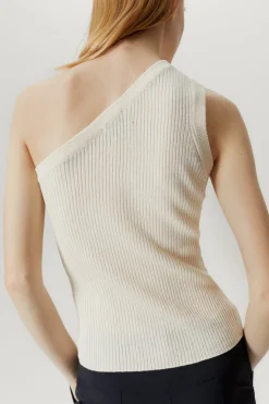 Top Monospalla in Lino e Cotone