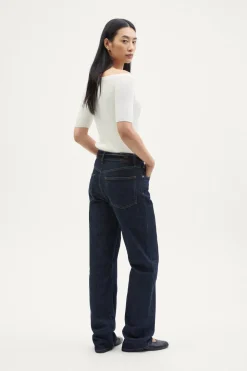 Top Scollo Dritto in Cotone Organico