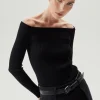 Top Senza Spalle in Lana Merino