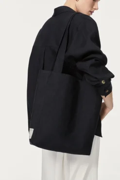 Tote Bag in Twill di Lino