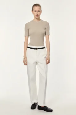 T-Shirt a Coste in Cotone Organico