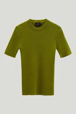 T-Shirt a Coste in Cotone Organico