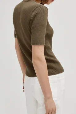 T-shirt a coste in Cotone Organico – Versione Imperfect
