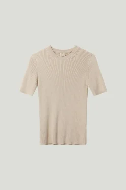 T-Shirt a Coste in Cotone Organico