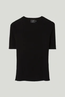 T-shirt a coste in Lana Ultrasoft – Versione Imperfect