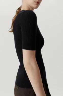 T-shirt a coste in Lana Ultrasoft – Versione Imperfect