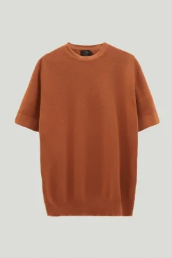 T-Shirt a Costine in Cotone Organico – Versione Imperfect